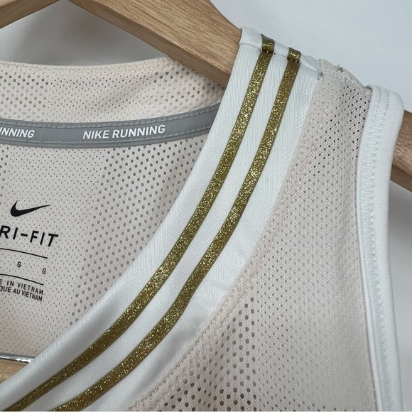 Nike Glam Metallic-Logo Racerback Tank Top - Picture 7 of 13